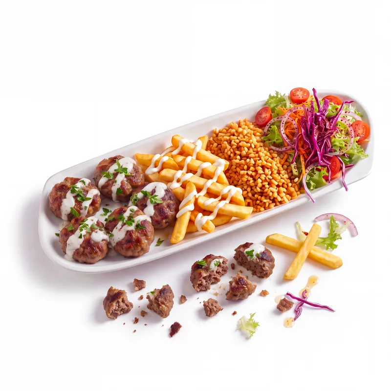 Assiette kefta d'The Kebab House