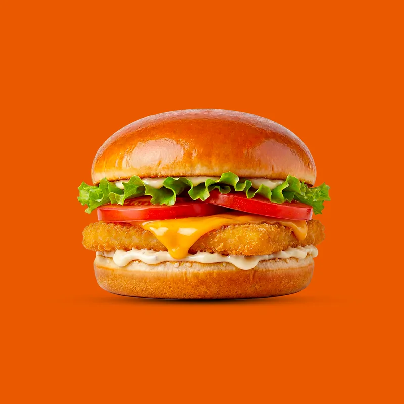 Fish burger d'The Kebab House