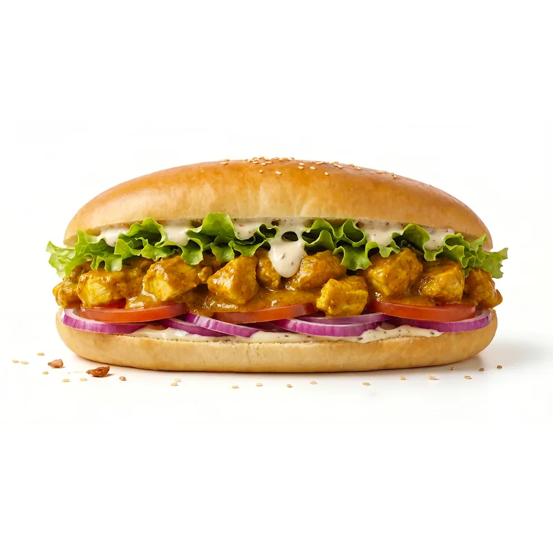 Sandwich chicken curry d'The Kebab House