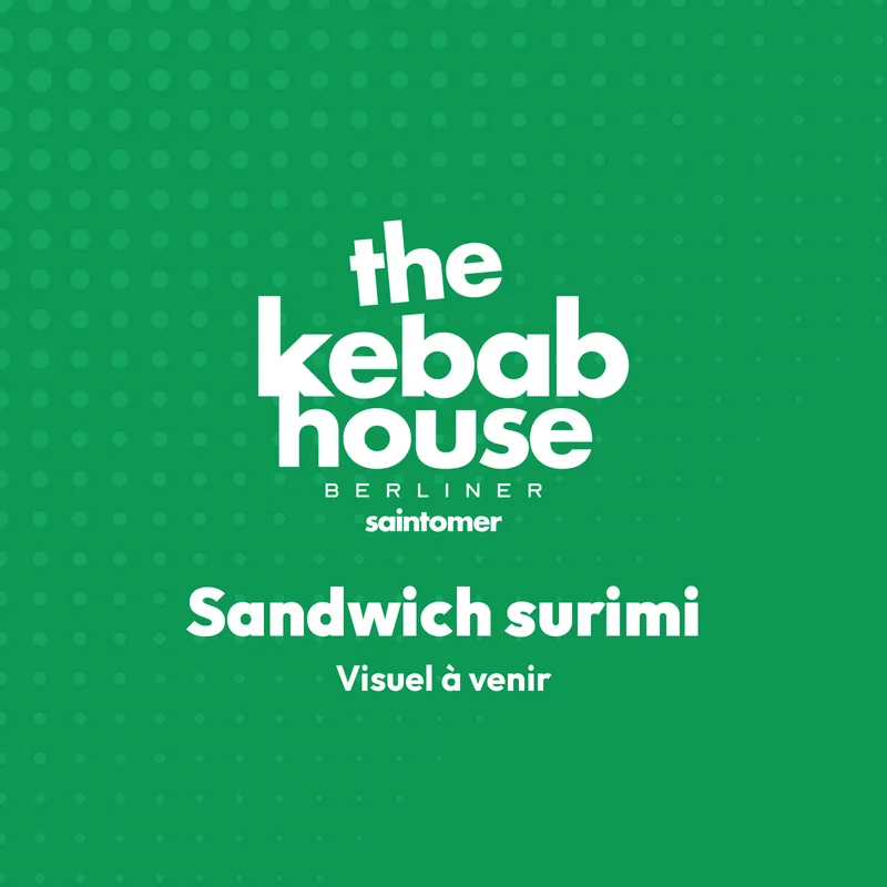 Sandwich surimi, sandwich froid d'The Kebab House